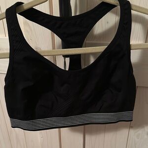 Victoria’s Secret VSX Black Sports Bra, L, New